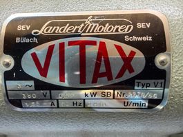 VITAX V1 Doppel-Schleifmaschine, 380V