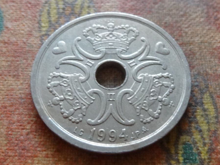 Tutti le monete: DANEMARK  2  Kroner  1994  (Z) – Usato da Romanel-sur-Lausanne venduto da Swift13