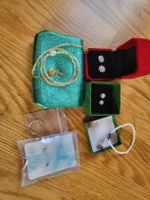 Wunderschönes Schmuckset: Ring, Ohrringe und Armband,Kette