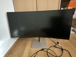 HP 34” Curved UWQHD Monitor 100Hz USB-C – neuwertig