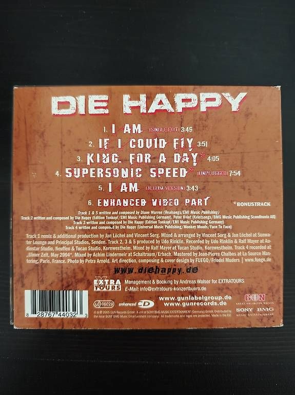 CDs: Die Happy - I am – Gebraucht aus Boll von ttr-fun 1