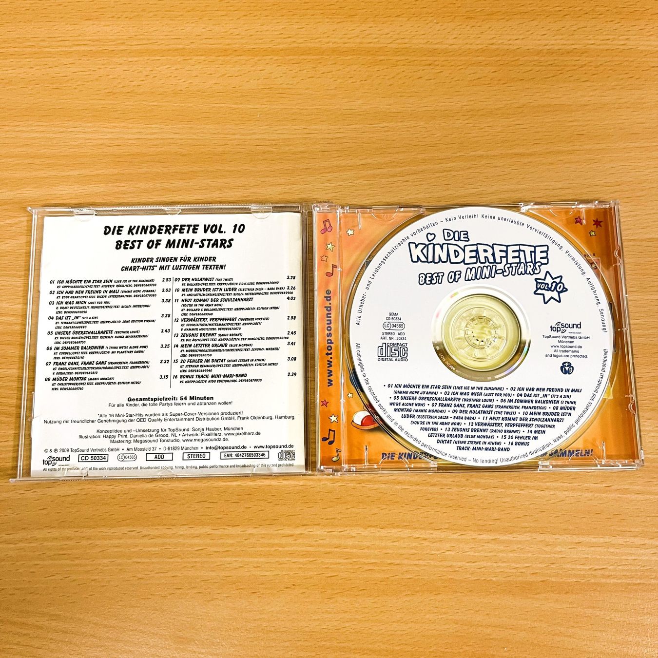 CDs: CD - Die Kinderfete - Vol. 10 – Gebraucht aus Amlikon-Bissegg von riestig 1