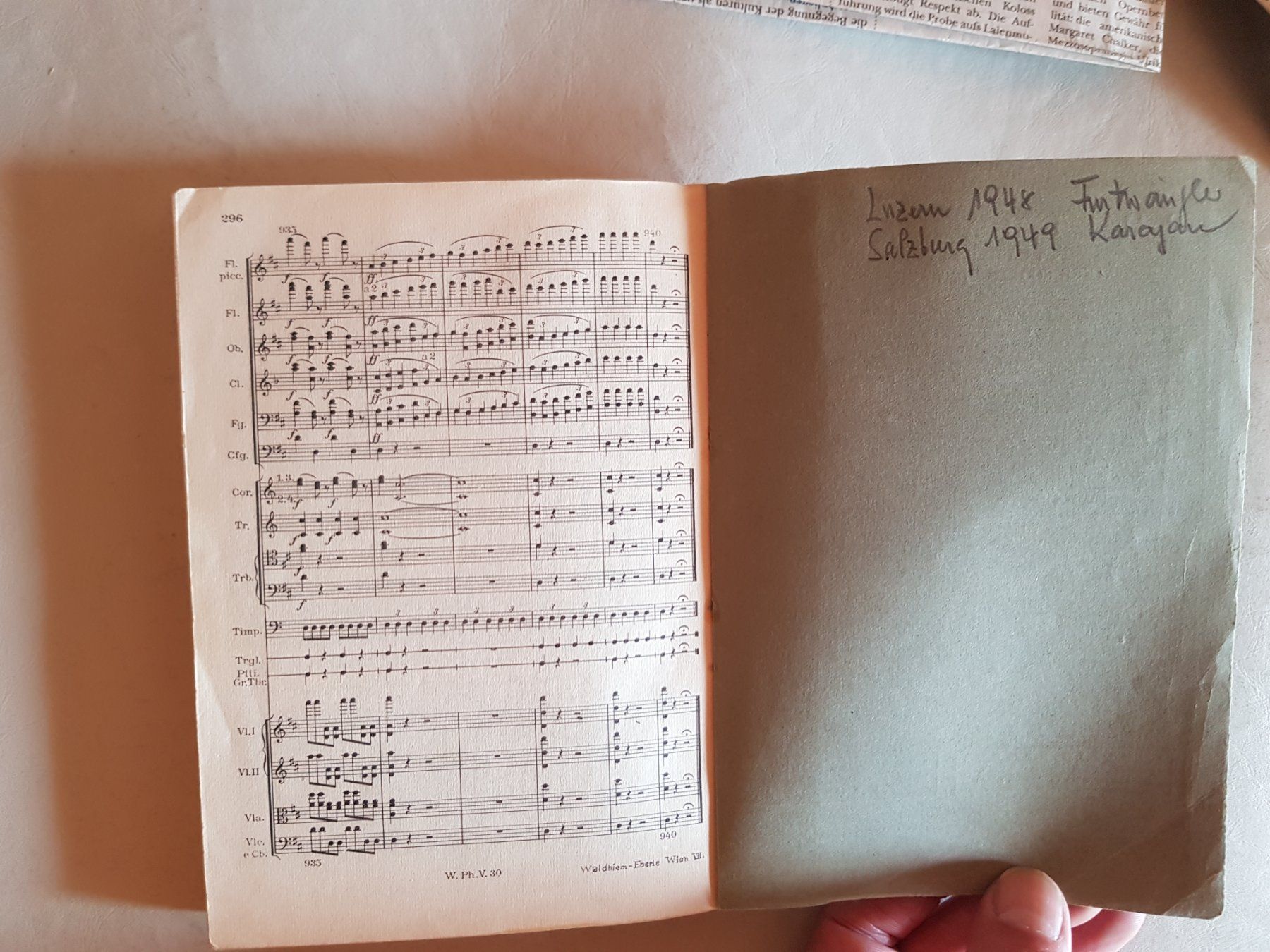 Libri: BEETHOVEN - Philharmonica 1947 D-Moll – Usato da Walterswil BE venduto da Lonitti 5