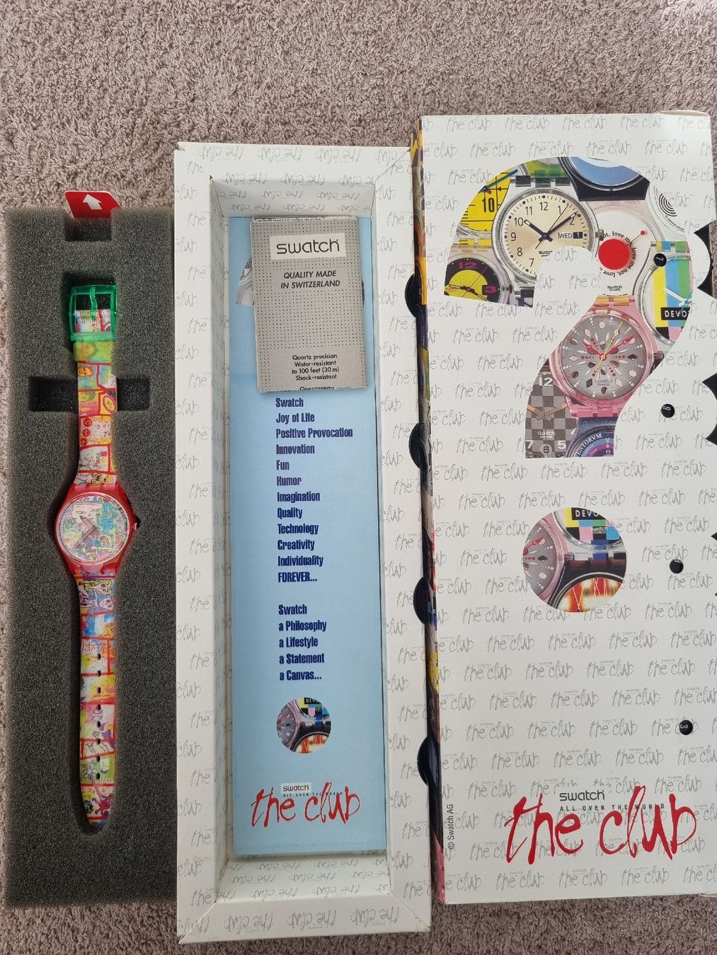 Swatch Orologi: Swatch THE CLUB – Nuovo e nell'imballaggio originale da Roveredo GR venduto da Dav_77