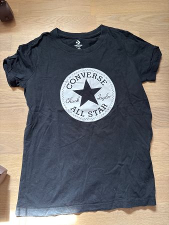 Converse T-Shirt Schwarz Grösse XS sehr guter Zustand