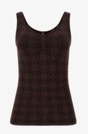 Canotta Guess marrone con motivo, taglia M/L - Estate 🌞 ...