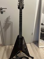 Schecter apocalypse flying V rusty grey
