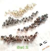 %SALE% =>100Stk. Glas-Perlen Naturtöne  SET 2