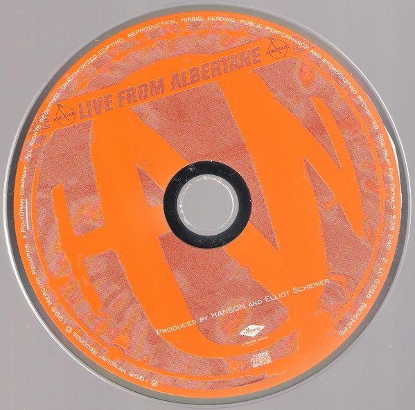 CDs: Hanson – Live From Albertane - a – Gebraucht aus Brittnau von Zibu 2