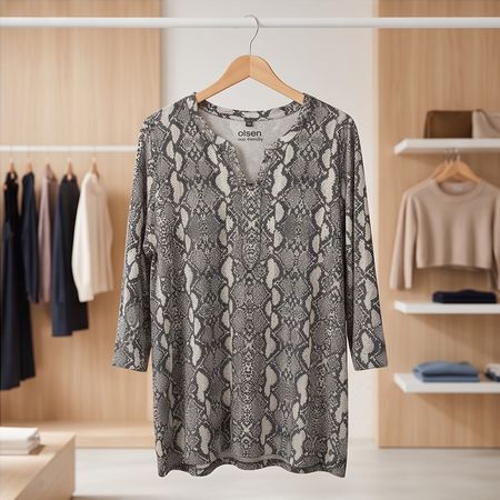 olsen pull gris - neuf - taille 44