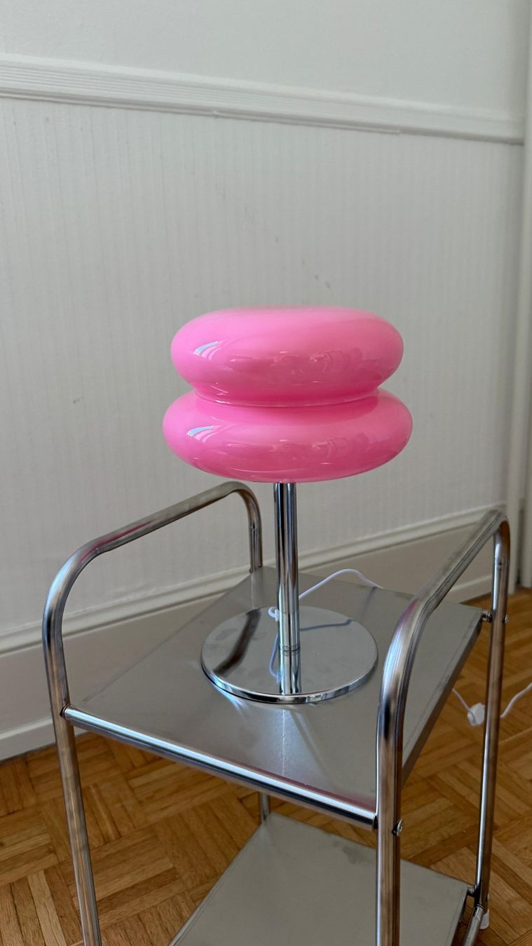 Lampen: Vintage Glaslampe in Pink – Neu (gemäss Beschreibung) aus Zürich von dus_gln9 1