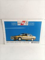 Brochure Catalogue Renault 1986 garage Robert (Suisse)