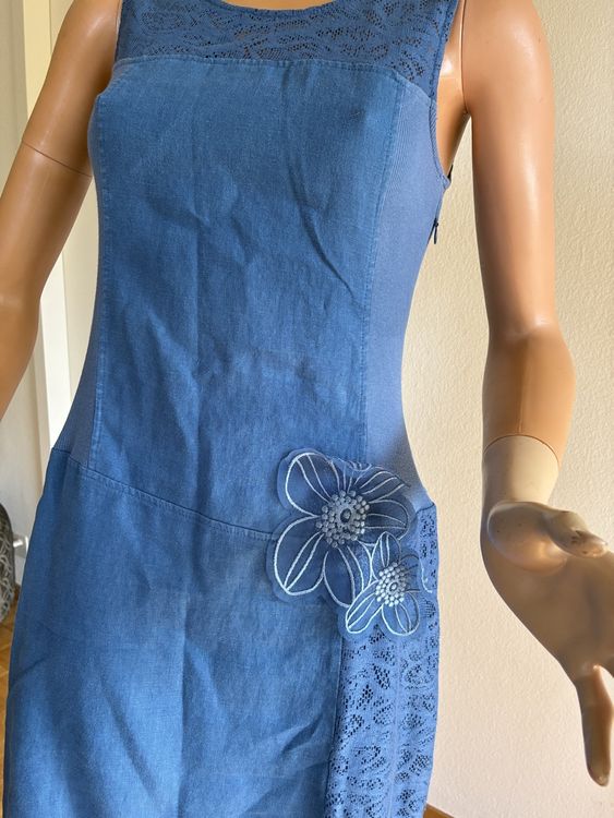 Robe Maloka Taille 6 – Bleu – Occasion Très Bon état – Longueur 92cm