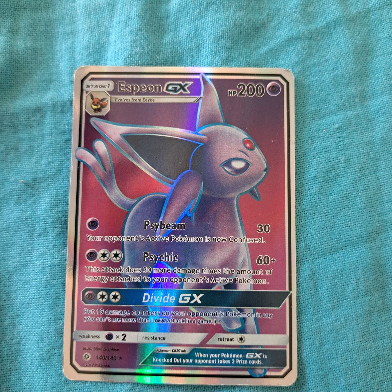 Cartoline: Pokémon Karte Espeon 140/ 149 – Usato da Unterentfelden venduto da Miro-Lou