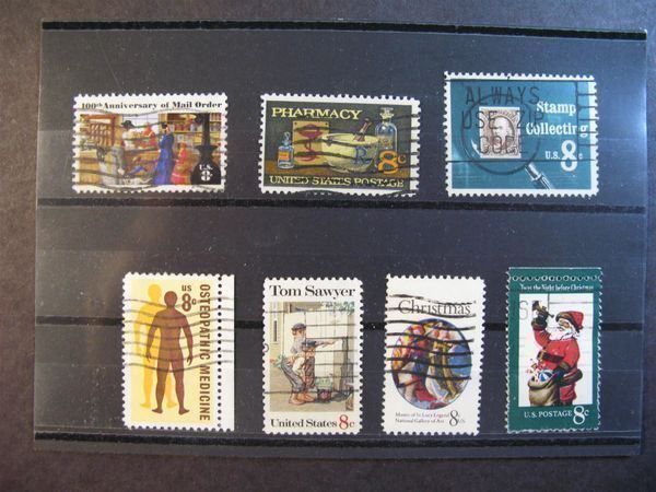 Alle Briefmarken: USA 1972 Commemoratives gest. – Gebraucht aus Wil SG von fva01