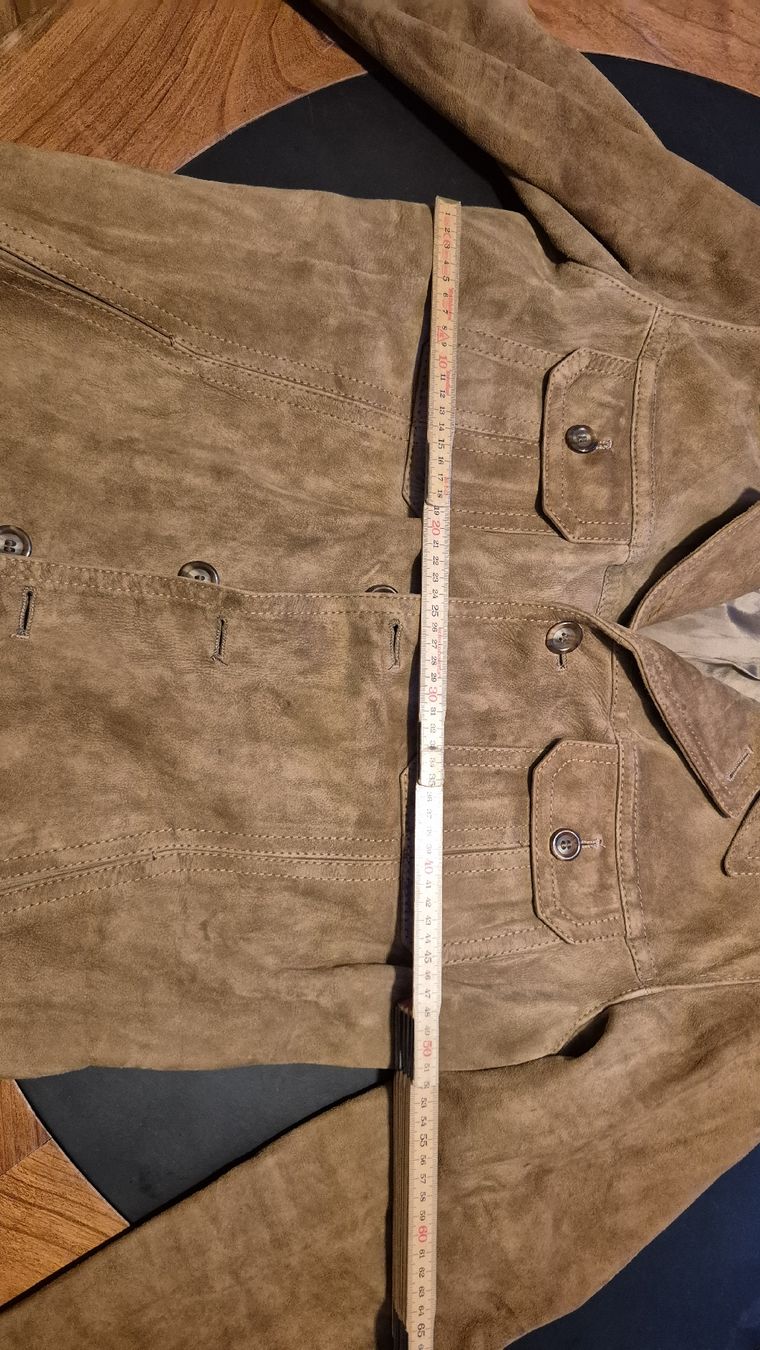 Giacche: Vintage Leder Jacke/ Mantel – Usato da Zürich venduto da Knauelrockerin 3