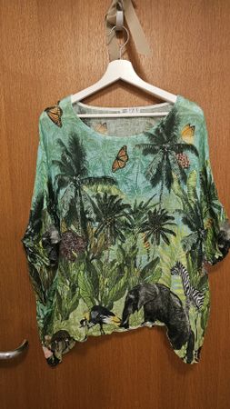 🦩Wunderschöne Leinen-Tunika Oversize Grösse M🐘 