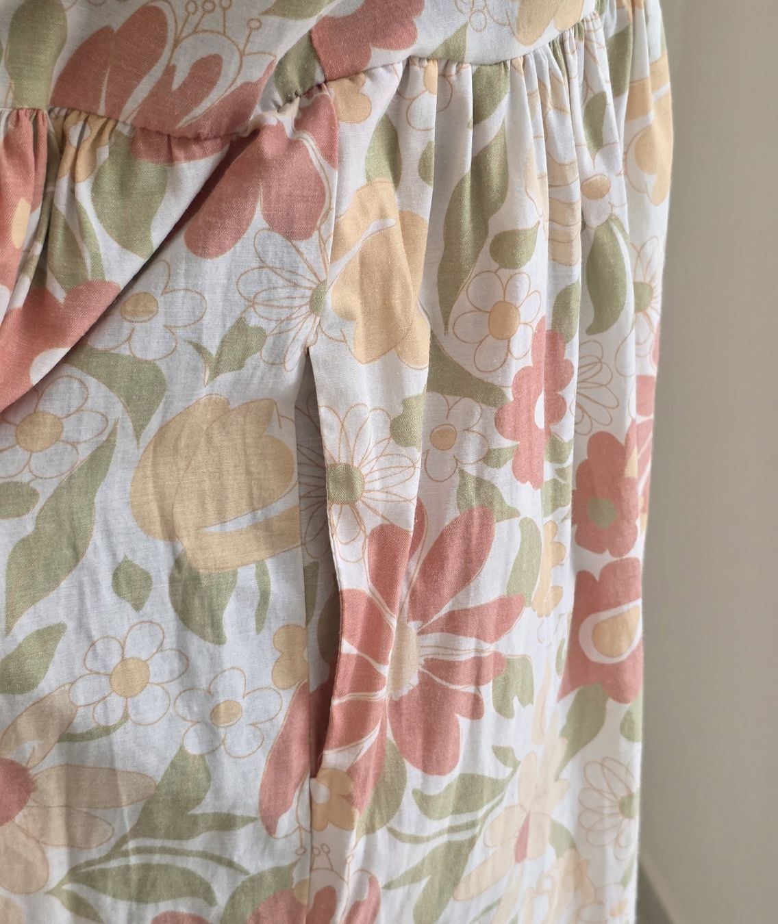 Kleider: Kleid MANUKA Blumenmuster langarm Grösse M/L  – Neu (gemäss Beschreibung) aus Rheinsulz von Gilea 2