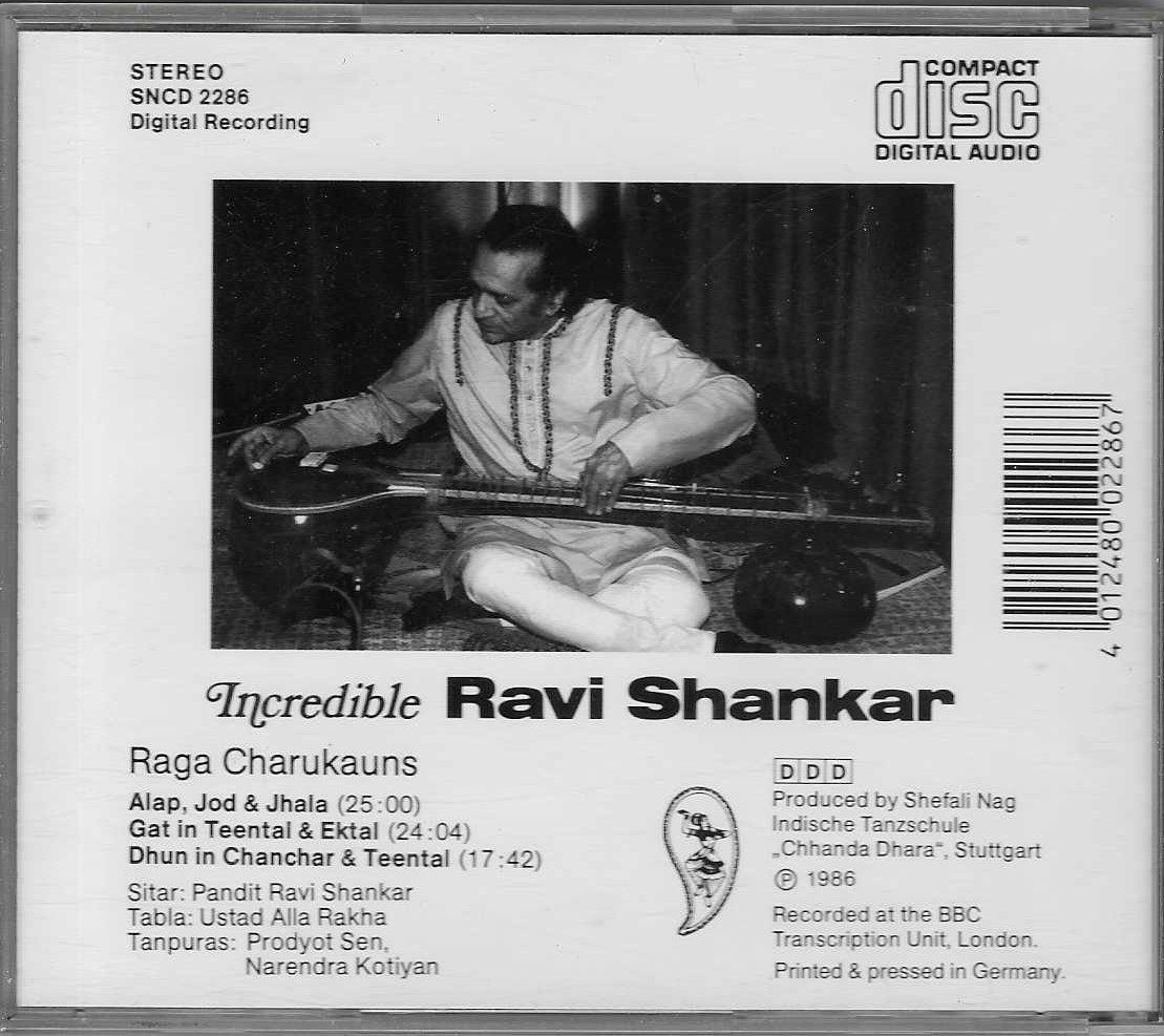 CDs: Incredible Ravi Shankar – Gebraucht aus Flims - Dorf von Stagediver 1