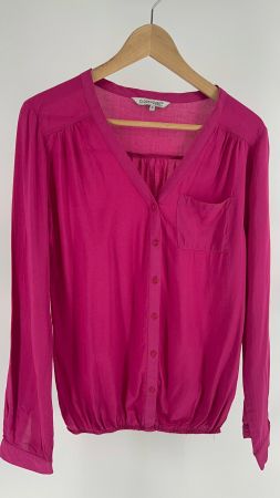 Clockhouse Bluse, pink, Gr. M, Viskose, Top Zustand!