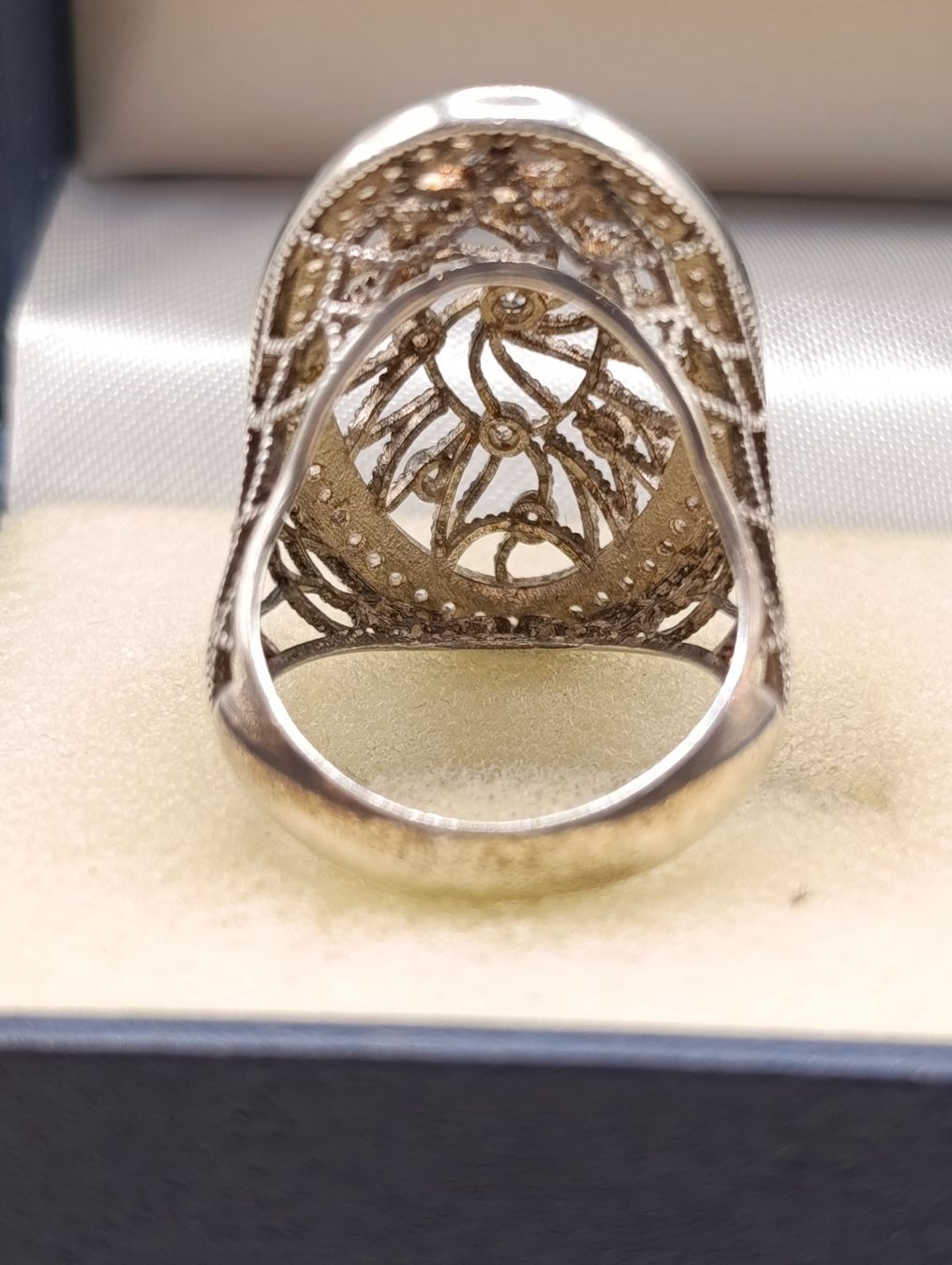 Anelli: Jugendstil einmalige 925er Silber Mega schöne Ring um 1900j – Usato da Steffisburg venduto da 1.Schmuckschatulle 7
