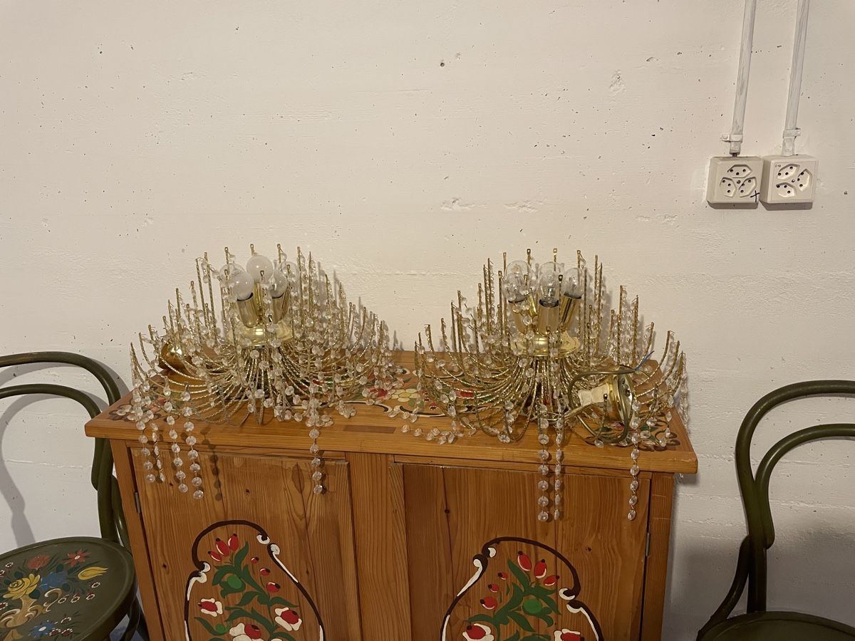 Lampadari & plafoniere: 2 Vintage Kronleuchter – Usato da Altendorf venduto da Oracelcrash 2