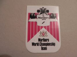 Kleber 45 Jahre Alt ca. von Jahr 1980 Formel 1 Marlboro