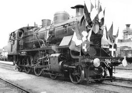 Mendrisio TI Lokomotive FNM Einweihung Ferrovia Mendrisio