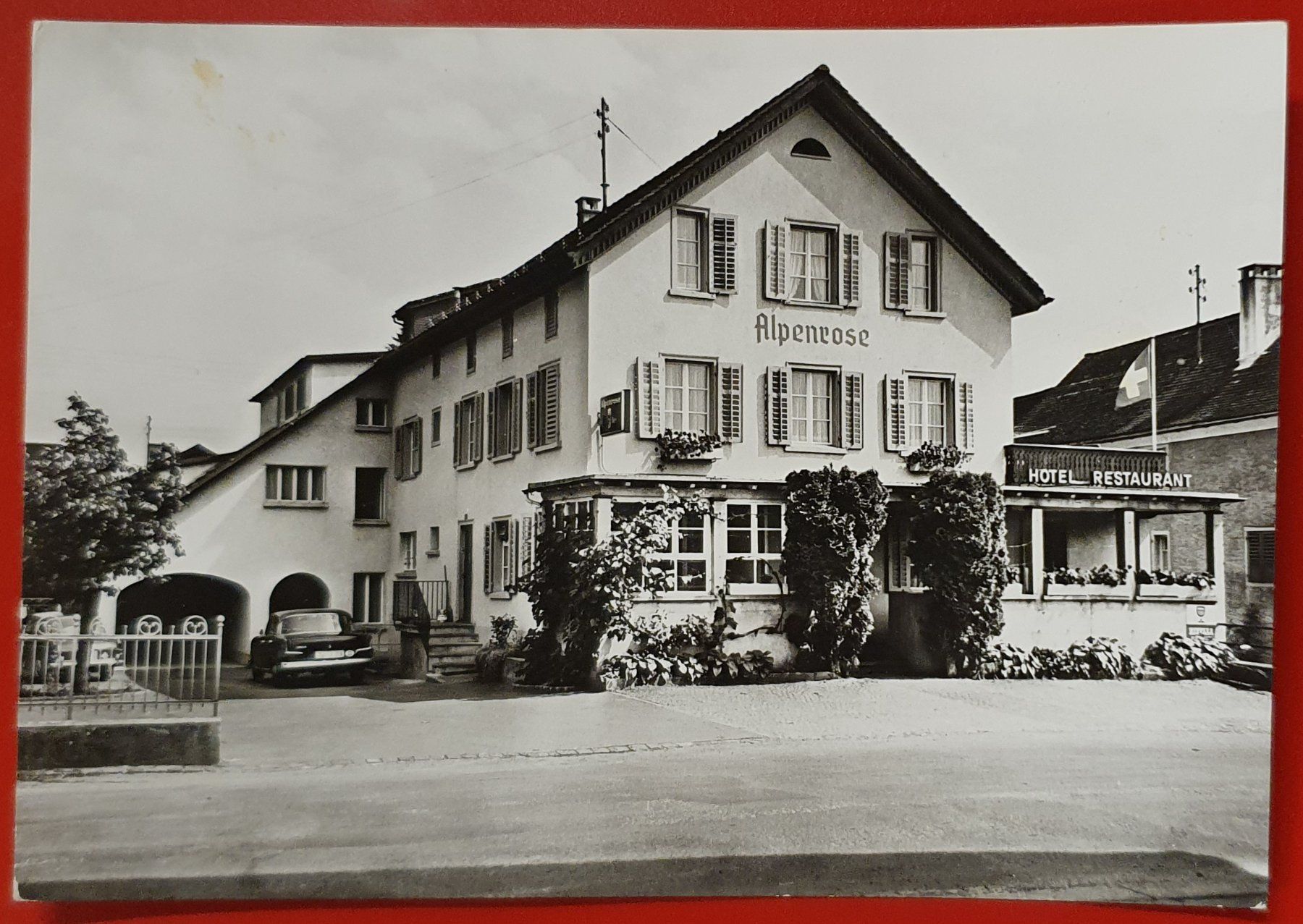 Ansichtskarten: Maienfeld 1975 - Hotel Alpenrose – Gebraucht aus Kreuzlingen von Rschweiz1