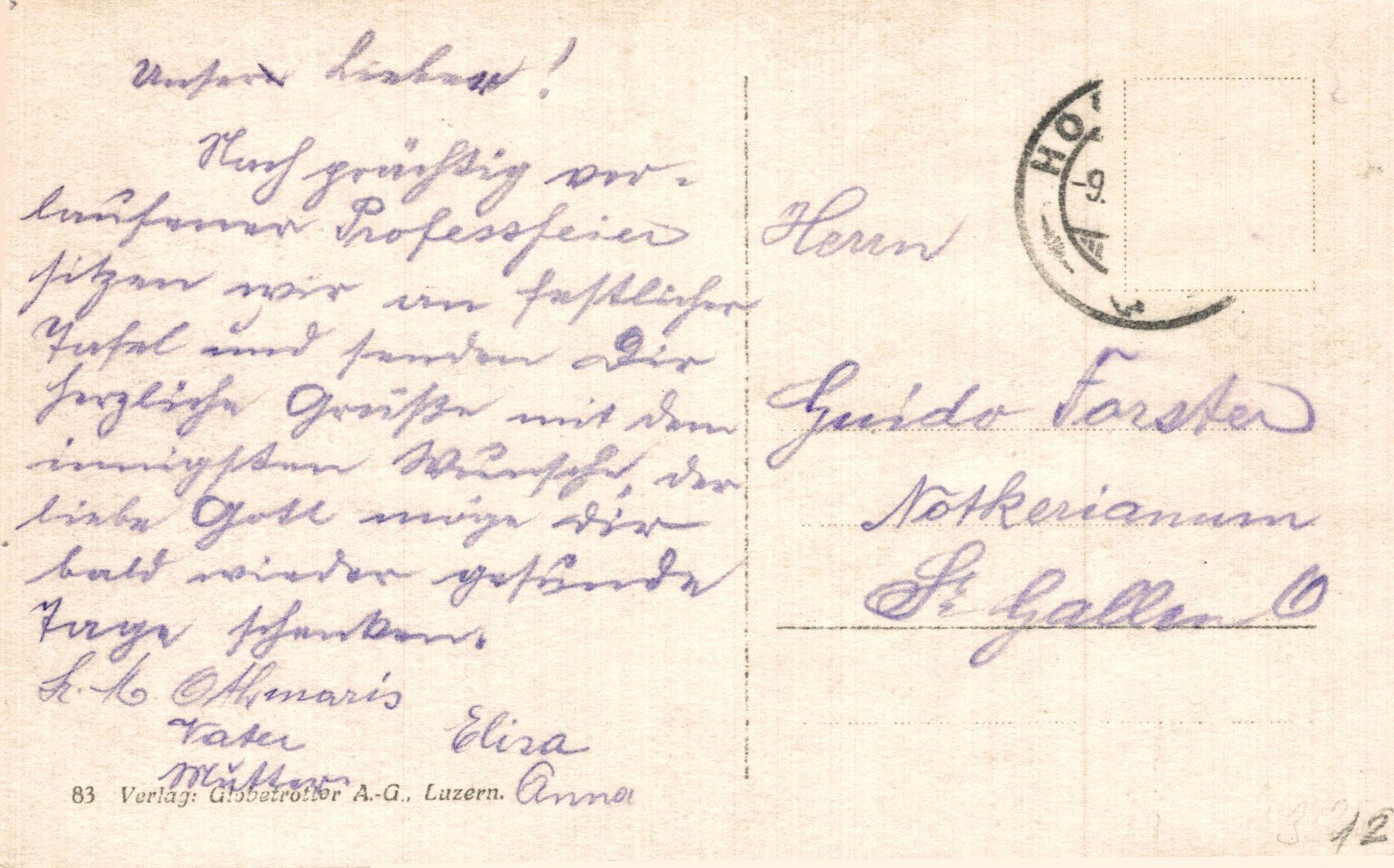 Cartes postales: Hochdorf mit Kirche – D'occasion à Bronschhofen par Astore 1