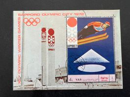 Yemen Winter Olympic Games 1972 gest. (D934)