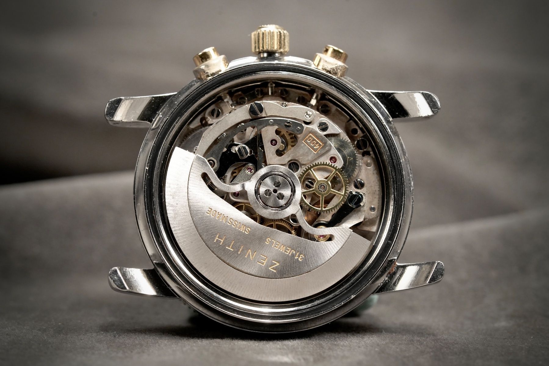 Zenith Montres: Zenith - El Primero Epervier Ref 19.0130.400 Original 1988 – D'occasion à Morcote par chronoservice 4