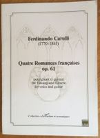 QUATRE ROMANCES FRANçAISES - Ferdinando Carulli
