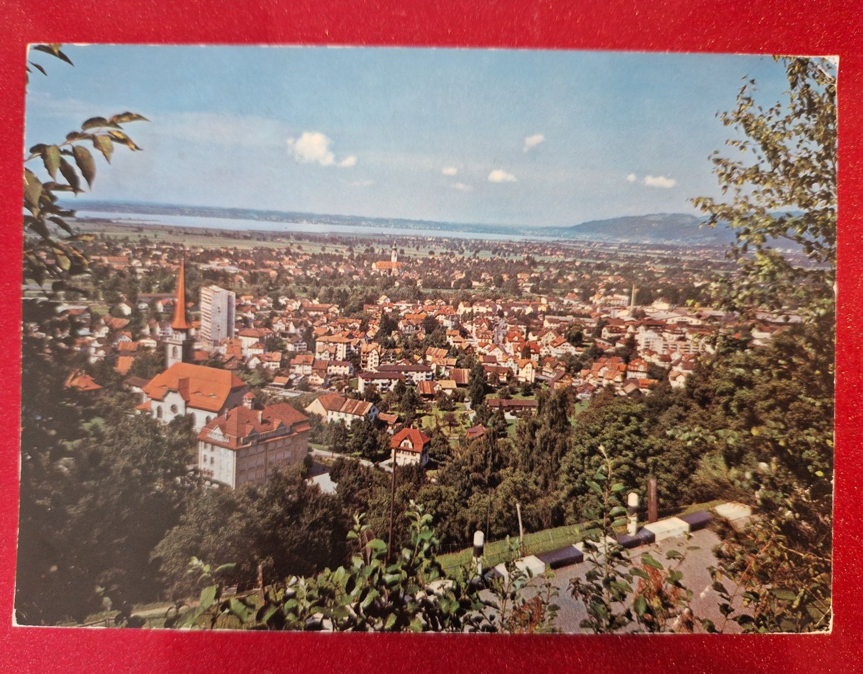 Ansichtskarten: St. Margrethen SG, Blick zum Bodensee 1978 – Gebraucht aus Melchnau von Fishel