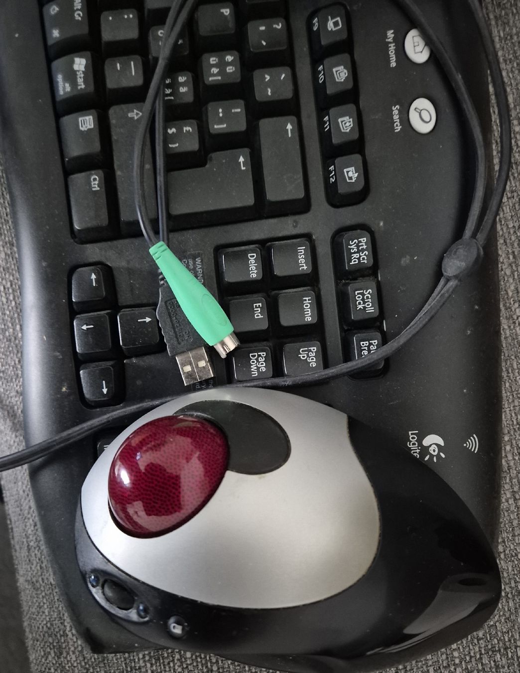 Logitech Mouse: Logitech Cordless TrackMan Optical – Usato da Zürich venduto da Sunstar7