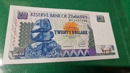 Banknote Zimbabwe 1997 NEU