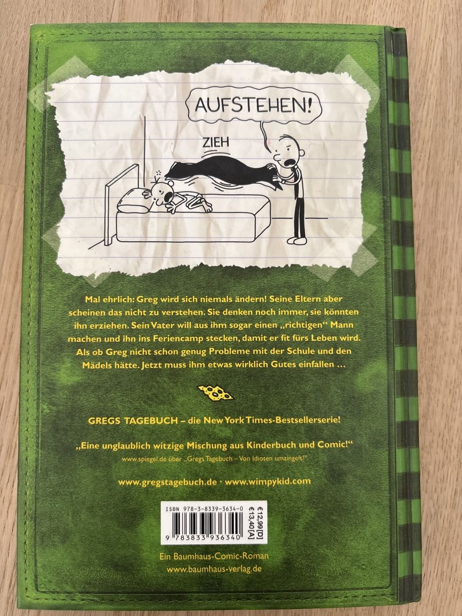 Libri: Gregs Tagebuch 3 - Jetzt reicht's! – Usato da Wintersingen venduto da Symphoricarpos 1