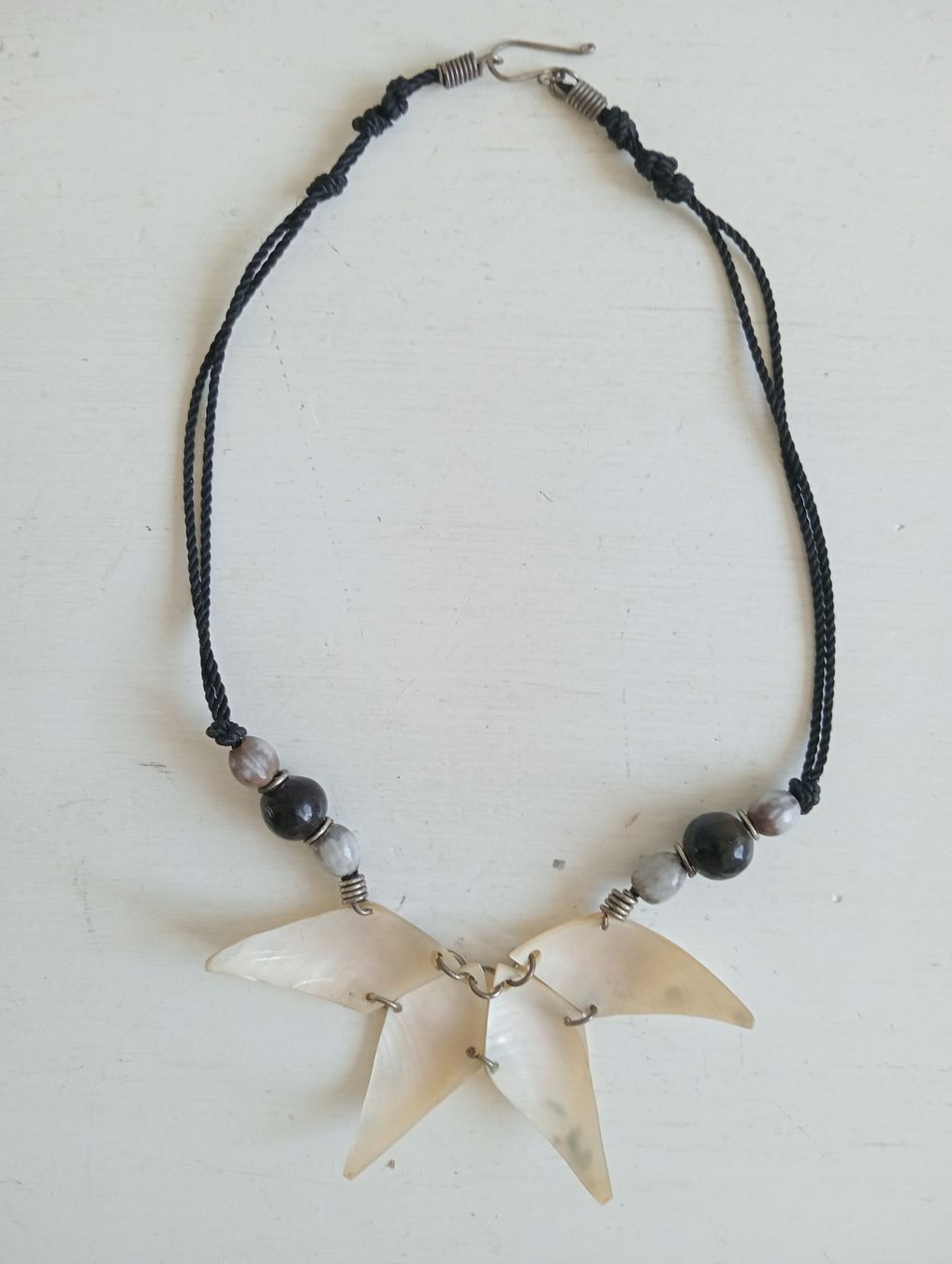 Catenine: Boho Kauri Muschel Choker Kette 40 cm – Usato da Allschwil venduto da Evgeniia78 1