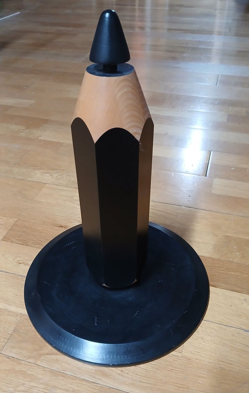 Tavoli: Couchtisch, Stift-Design mit Glasplatte – Usato da Udligenswil venduto da Quarz2002 3