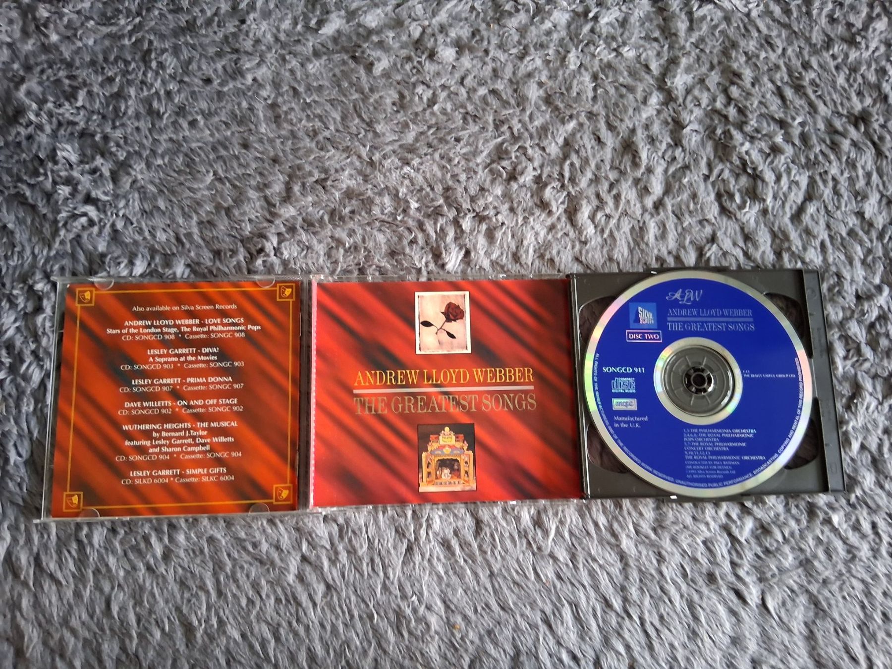 CD: ANDREW LLOYD WEBBER    THE GREATEST SONGS    CD – Usato da Wetzikon ZH venduto da Ramones01 3