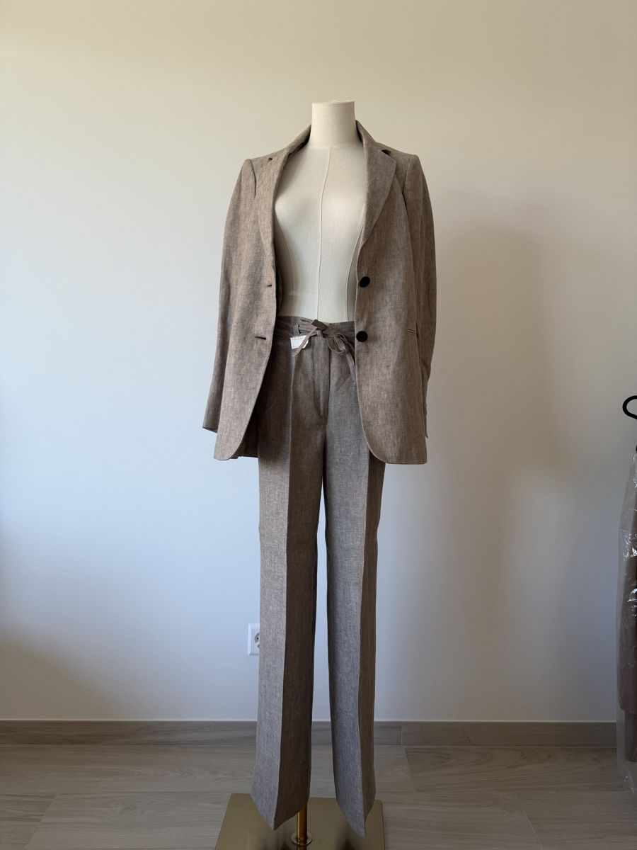 Massimo Dutti Anzüge & Kostüme: Massimo Dutti Blazer Pants Set Beige Size 36 – Gebraucht aus Genève von nba_l98n