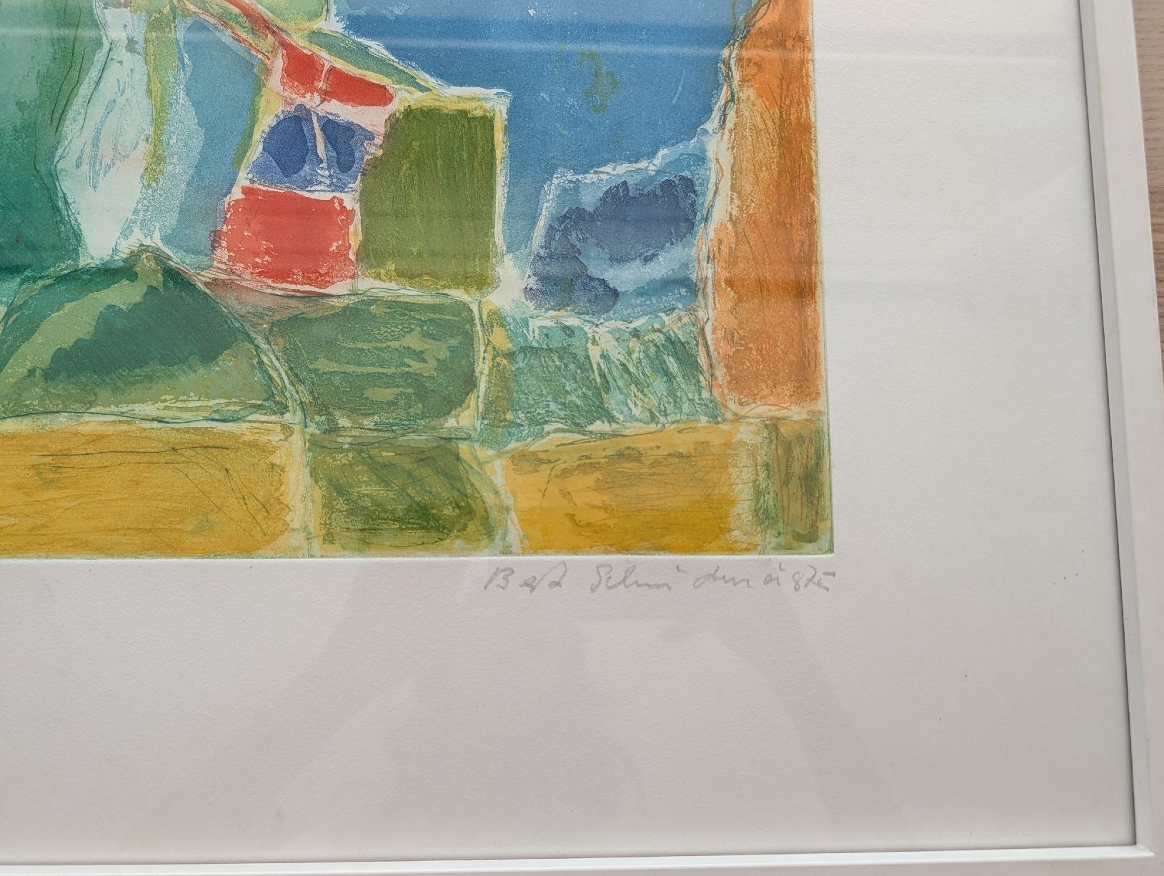 Dipinti: Bert Schmidmeister – Signed & Numbered Original 40/60 – Usato da Zürich venduto da Lili.bp 1