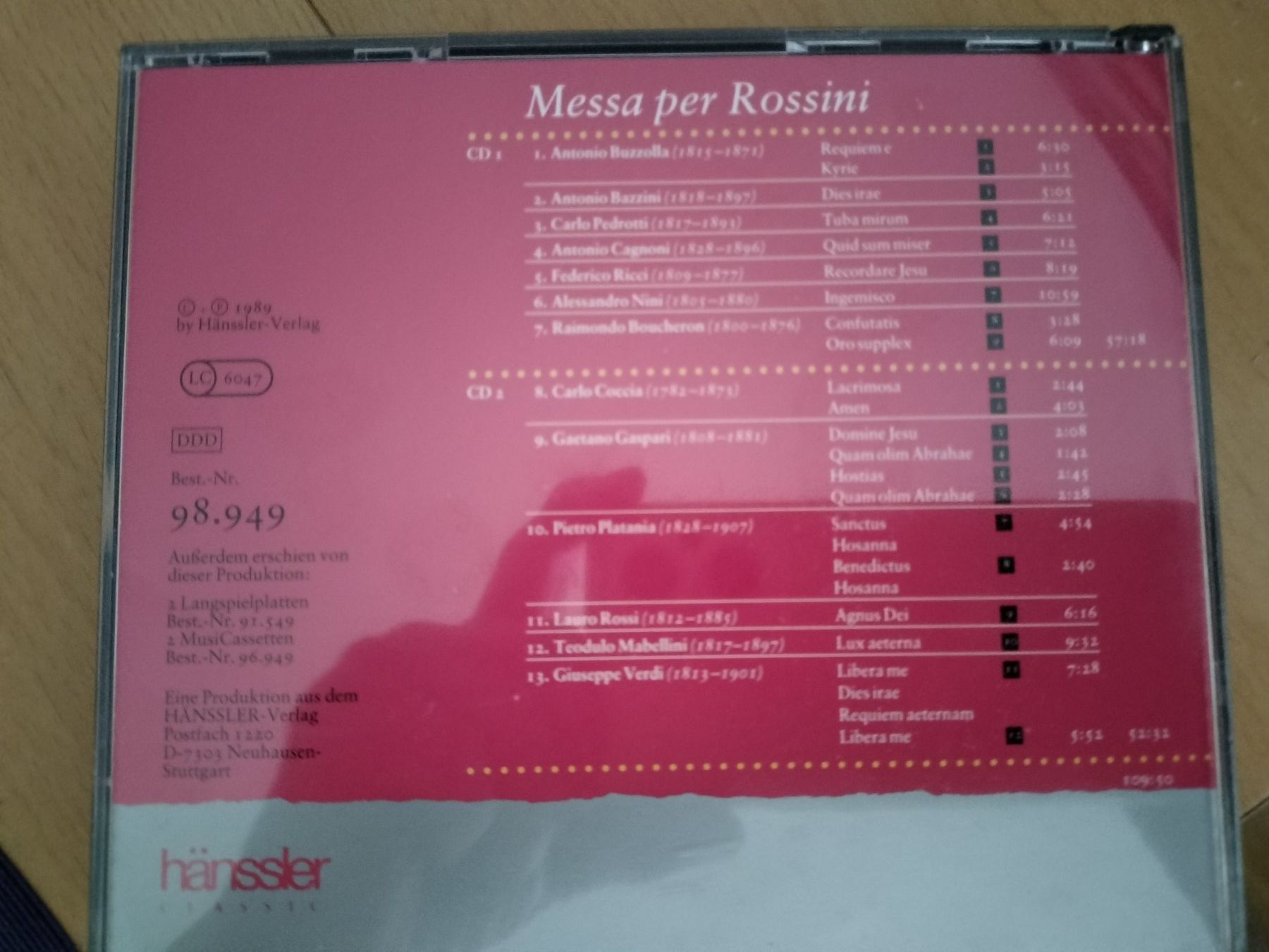 CDs: CD. Messa per Rossini – Gebraucht aus Heimberg von Rockenrol 1