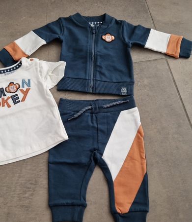 Baby Kleidung Set T-Shirt Jacke Hose Gr 3monate(ca gr.62)