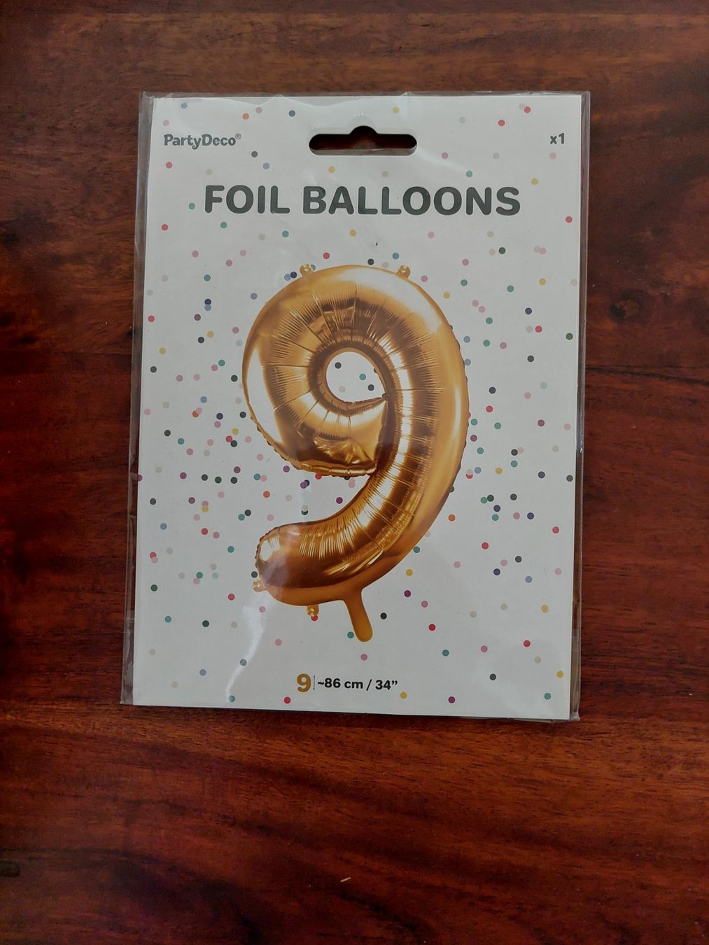 Tutte le decorazioni: Folienballon Zahl 9 – Nuovo e nell'imballaggio originale da Beckenried venduto da Havacola