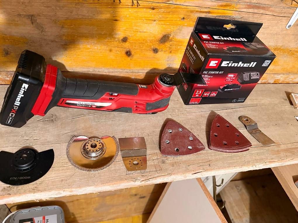Einhell Alle Maschinen: Einhell VARRITO 18V PXC Multitool (Oszillierer) – Gebraucht aus Linden von Vally1994