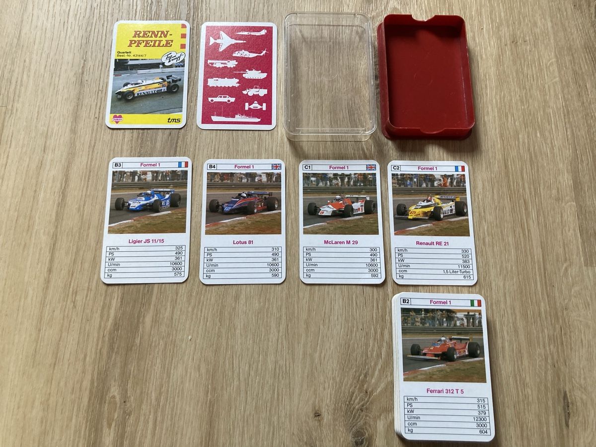 Giochi: Formel 1 Rennpfeile Quartett – Usato da Wichtrach venduto da Queensparkunite
