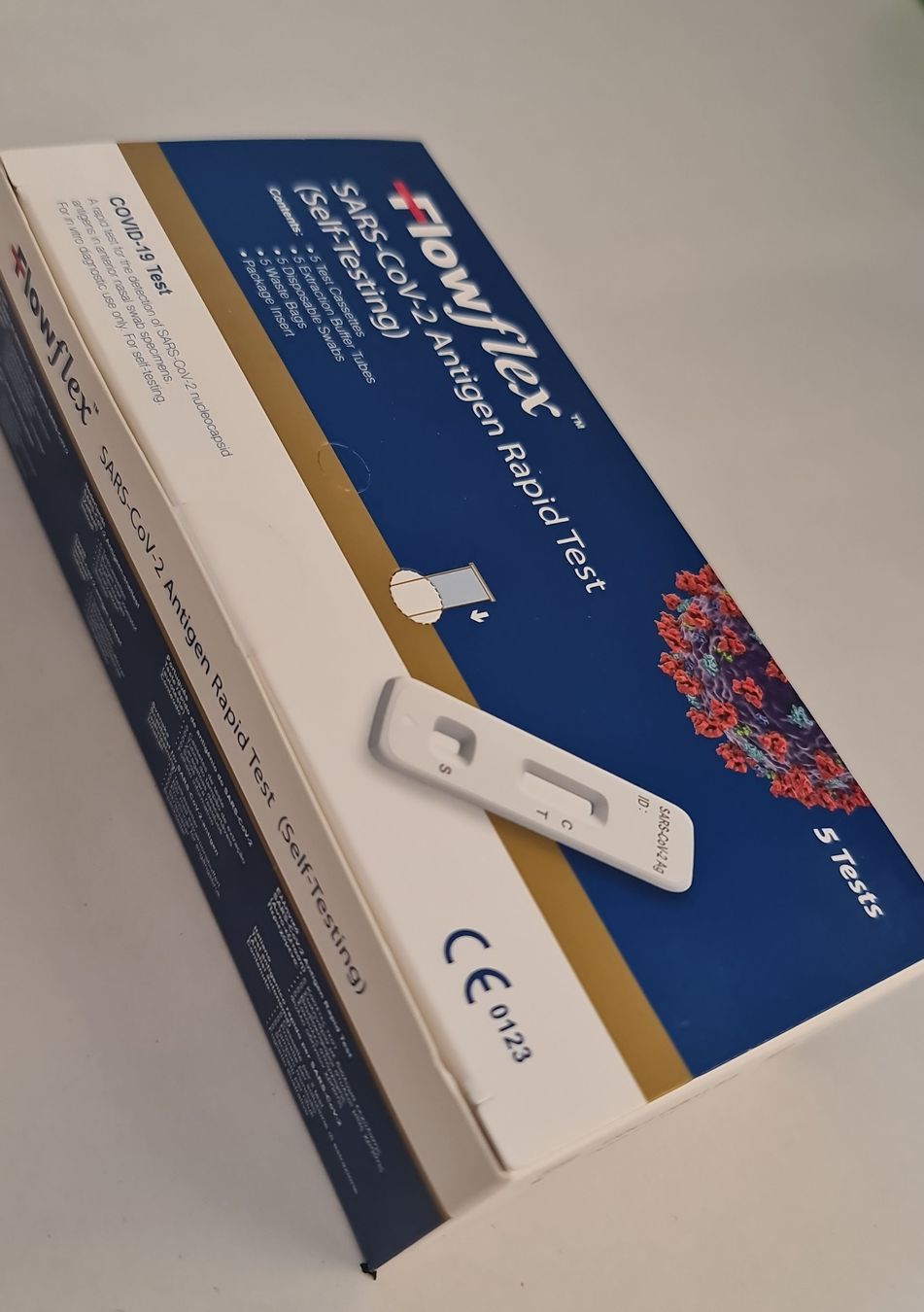 Medizinische Geräte: Flowflex SARS-CoV-2 Antigen Schnelltest, 5 Stück, Neu – Neu und originalverpackt aus Basel von saul.goodman