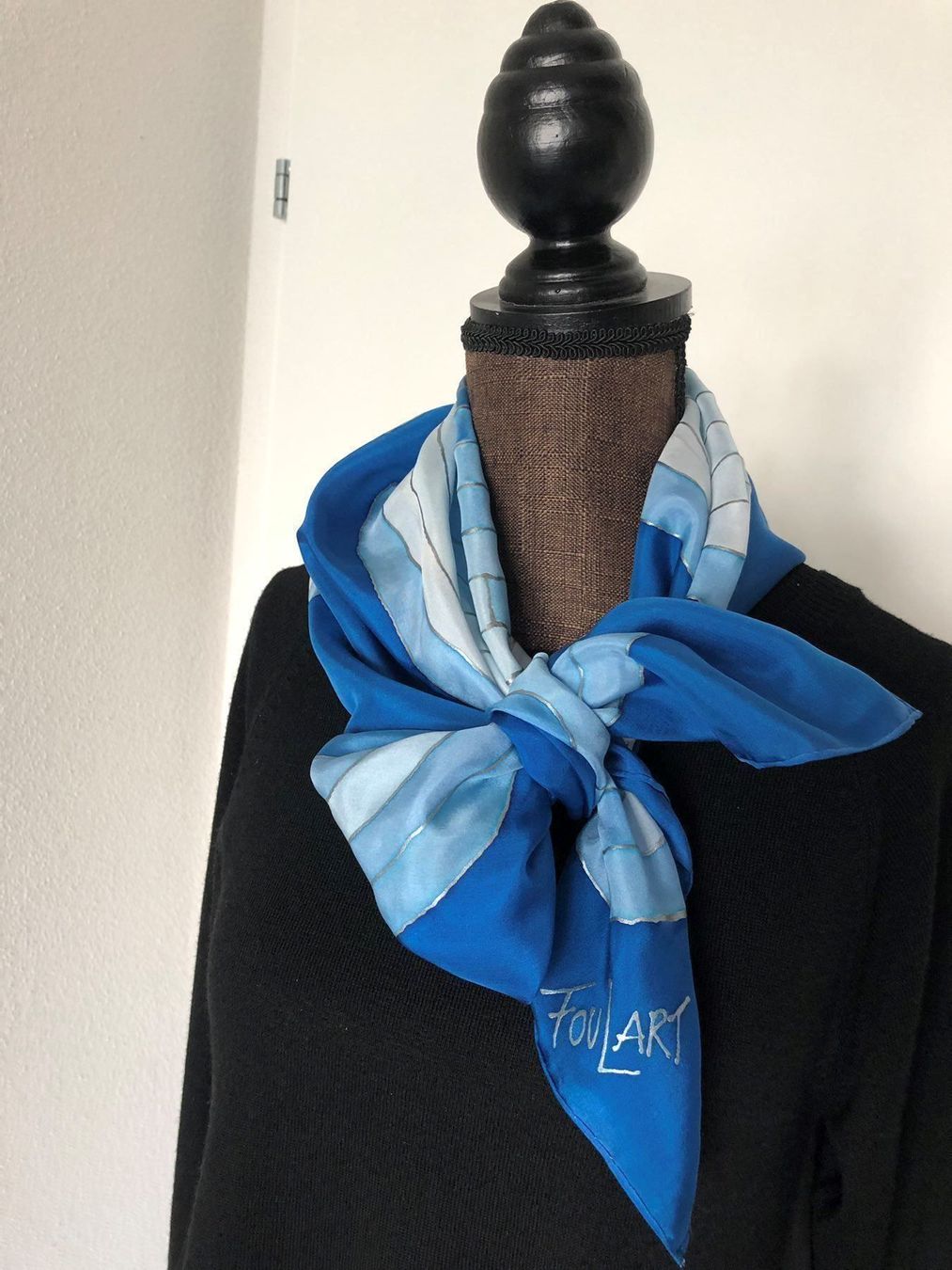 Foulards, Tücher & Schals: Wunderschöner Vintage Seide Foulard – Neu (gemäss Beschreibung) aus Winkel von Luxtime 9