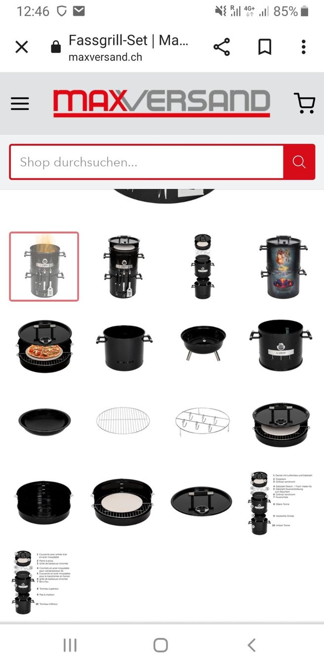 Wellcraft Griglie: Grillfass-Set von Wellcraft – Nuovo e nell'imballaggio originale da Port venduto da Paed1987 2